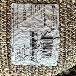 Modern Shag Area Rug – Ash Grey – 5’3” x 7’5” (Made in Belgium)