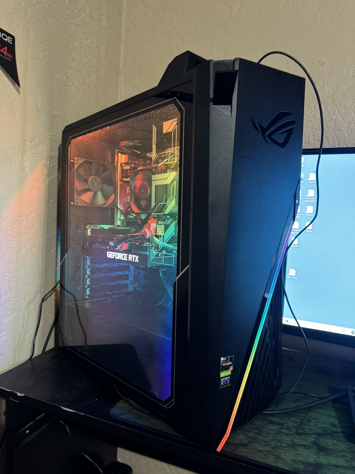 Asus gaming pc. Ryzen 7 RTX 3060TI