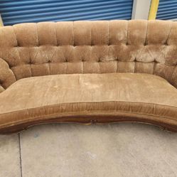Custom Upholstered MCM Couch