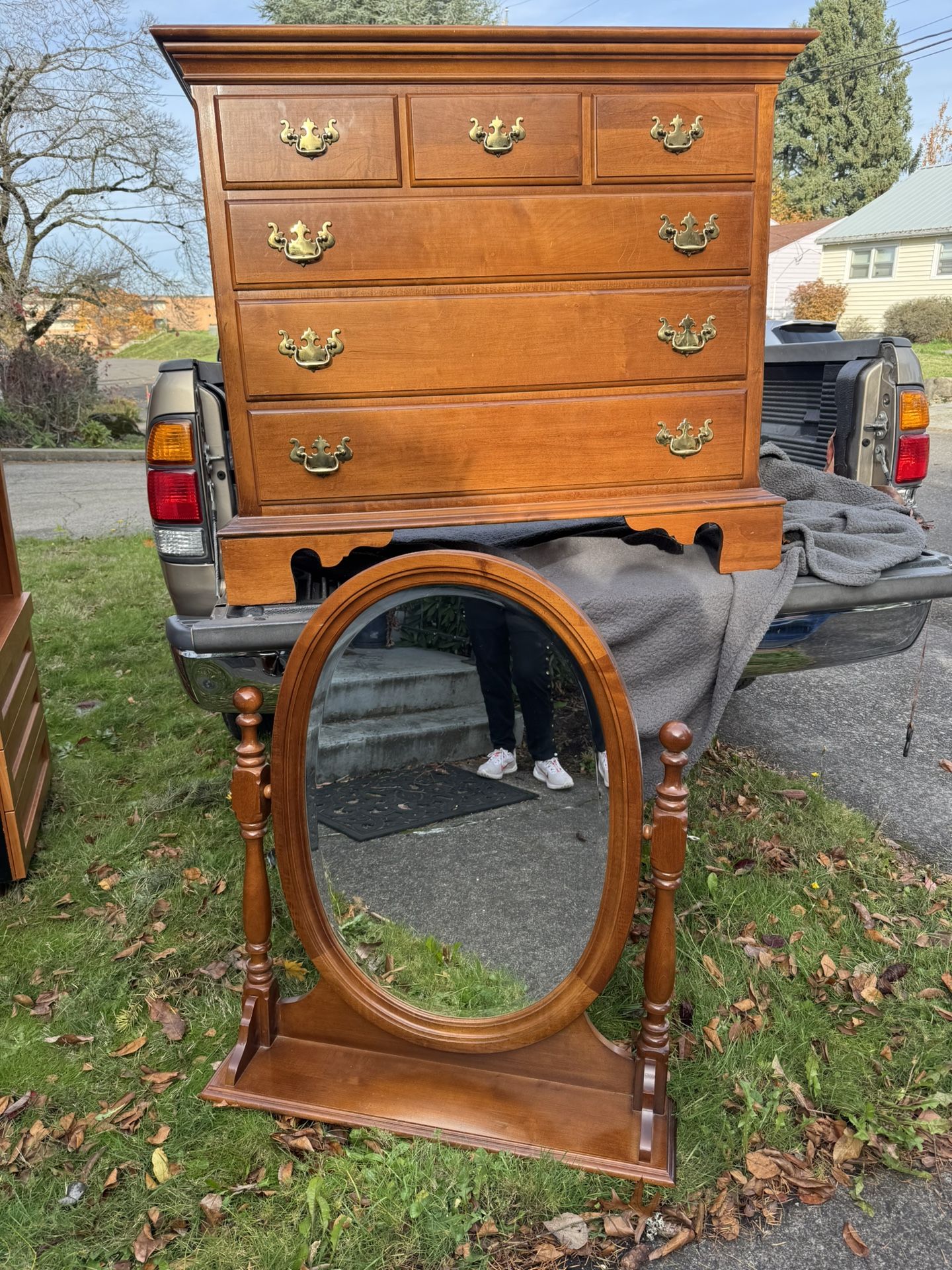 Dresser Drawer With Mirror
