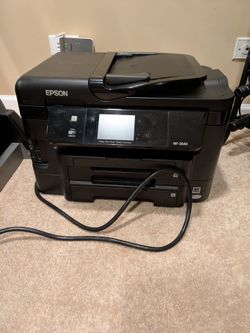 Epson WorkForce All In One InkJet Printer.  Model # WF-3540.