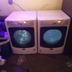 Maytag Front Load Electric Washer Dryer Matching Set 