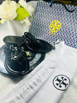 Tory Burch Miller Patent Leather Sandals available in 7
