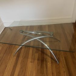 Nice Glass And metal Table 