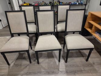 Restoration Hardware dining chairs set of 7