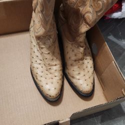 Ladies Ostrich Boots