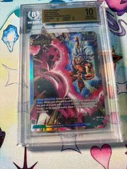 Bandai Dragon Ball Super Promos Son Goku FB09-025 Alt Art Foil EN BGS 10