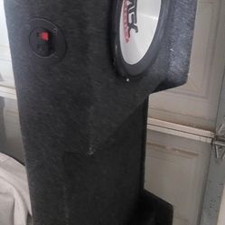 10" MTX Subwoofer With Encloser And 2 Amps