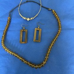 Necklace And Earrings & Bracelet