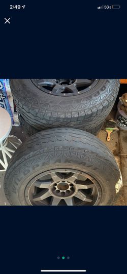 245/70/17 Universal Rims and Tires 400
