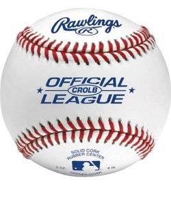 Rawlings 10U Official League CROLB Practice Youth Baseball, 4 Balls