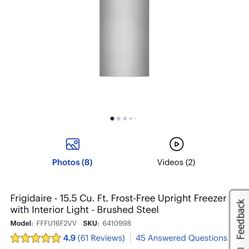 Fridgidaire Freezer 