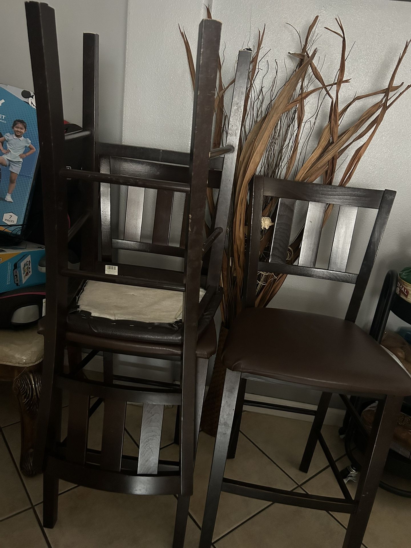 3 High Chairs/stools