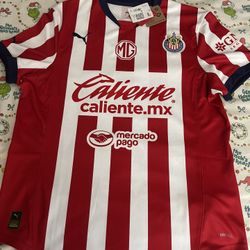 CHIVAS FAN JERSEY SIZE LARGE AUTHENTIC NEW 