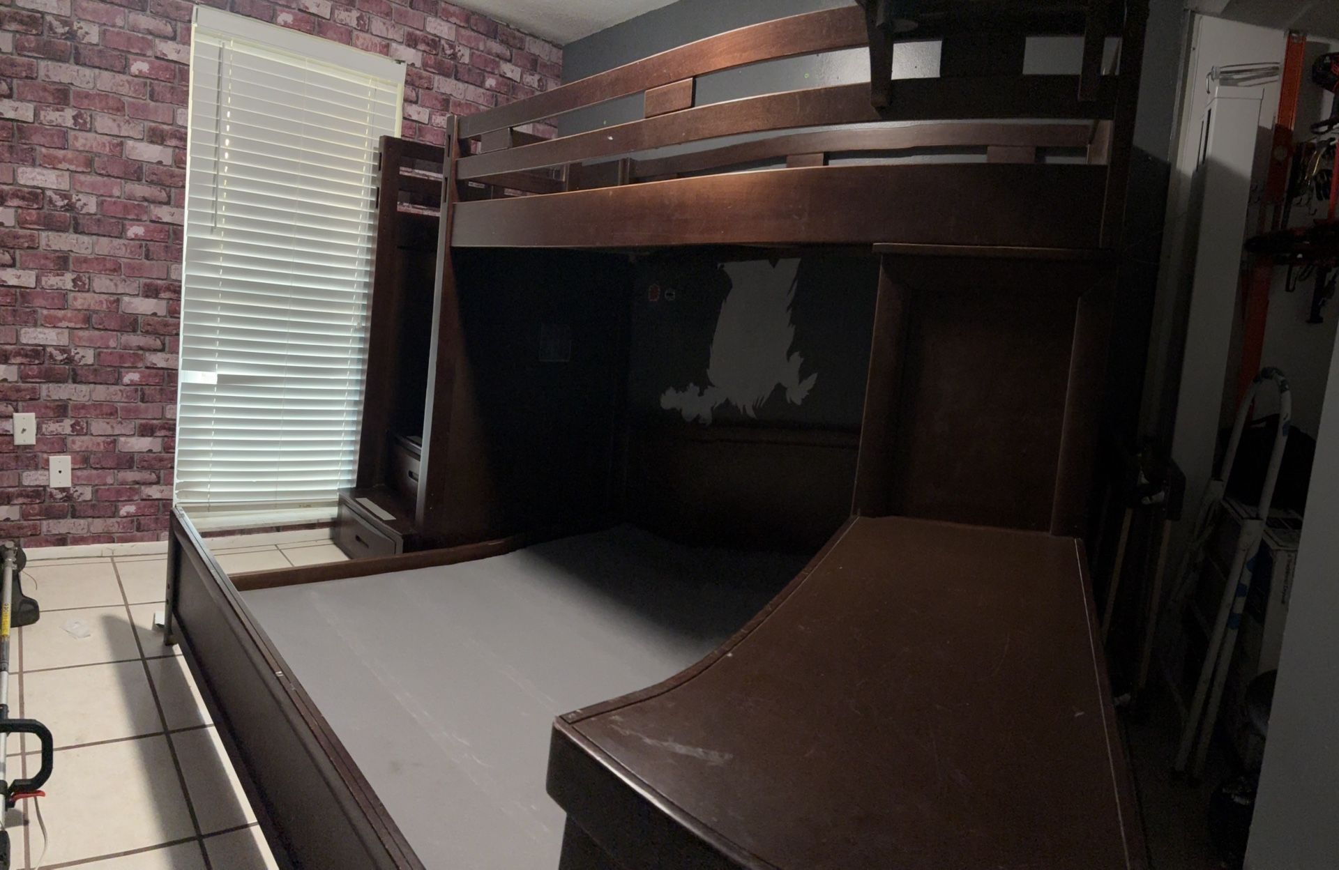 Kids Bunk Bed (Solid Wood)