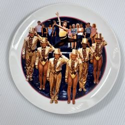 Vintage 1986 Avon Images Of Hollywood A Chorus Line Collector Porcelain Plate 8”