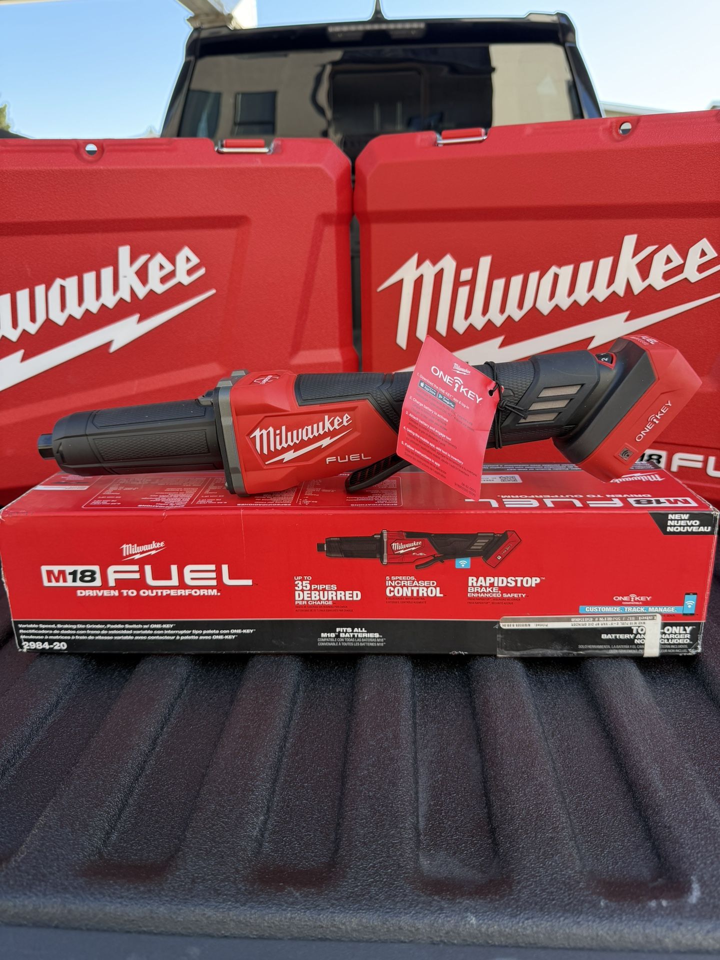 Milwaukee M18 FUEL Variable Speed Die Grinder (Tool Only) – $250