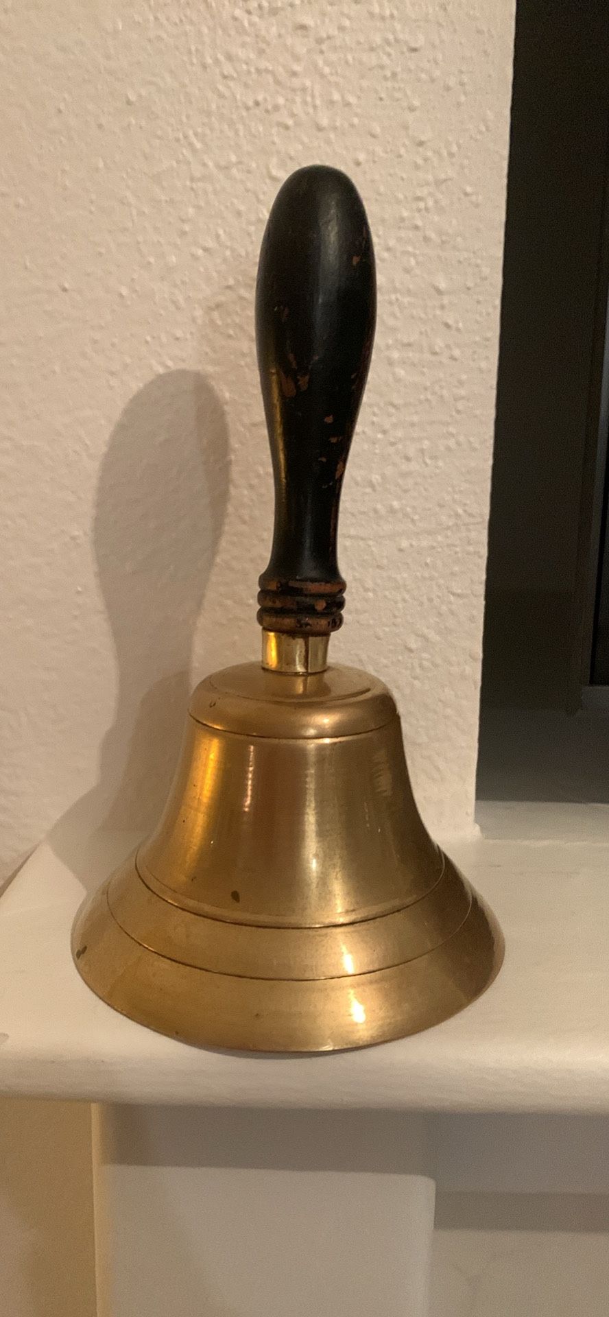 Antique Brass School Bell