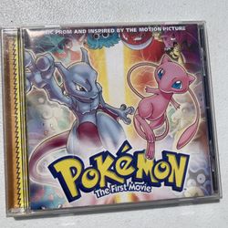 Pokemon The First Movie Motion Picture CD 1999 Movie Soundtrack Nintendo