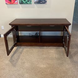 Wooden Entertainment Center/Tv Stand