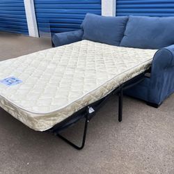SOFA CINDY CRAWFORD w PULL OUT BED FULL SIZE 💙