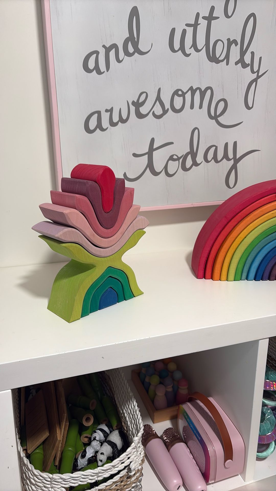 Montessori Wooden Flower