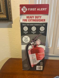 First Alert 🚨 Heavy Duty Extinguisher