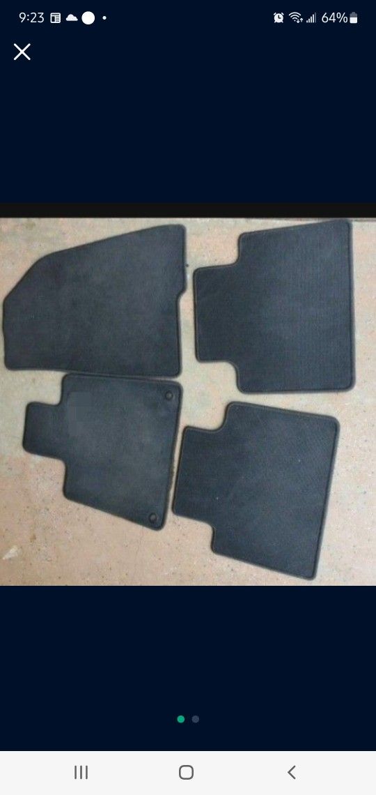 Honda ACCORD Oem Carpeted Floor Mats Rear