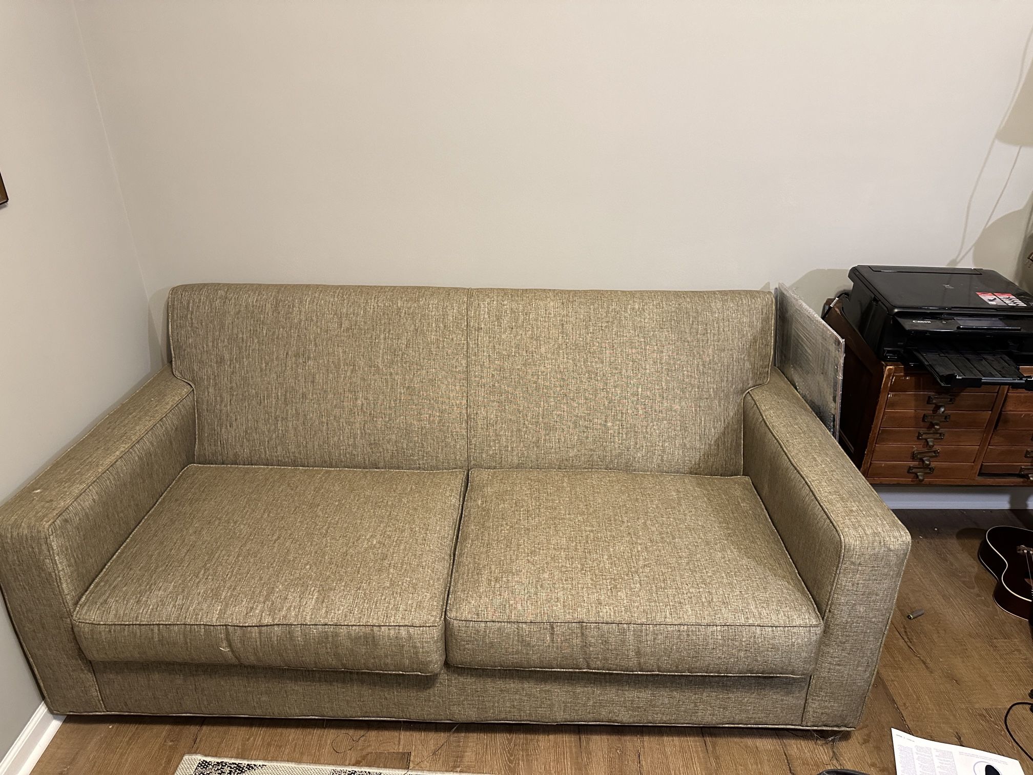 Tan Pull Out Couch