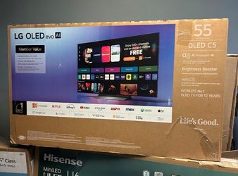 55C5 55” Lg smart 4k oled hdr tv
