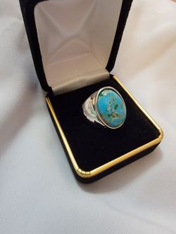 Silver & Turquoise Ring