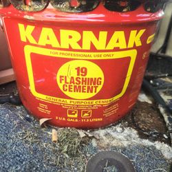Karnak 19 Flashing Cement 3 Gallon