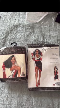 Leg Avenue Devilish Diva Costume & Wig Set
