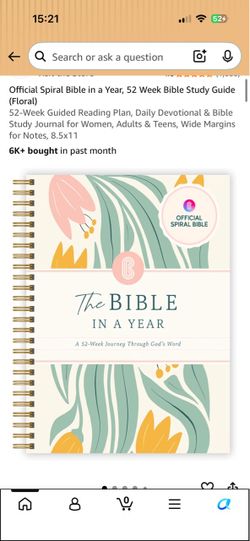 52-Week Bible Study Journal for Women