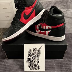 Size 10 - Custom Jordan 1 Retro High OG Laser 2015