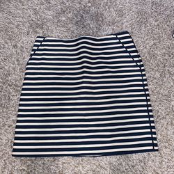 Blue Skirt Striped 
