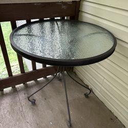 Glass table 