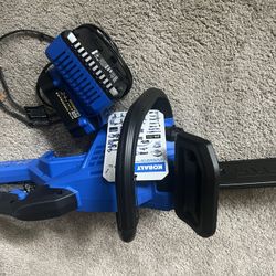 Kobalt 24v Chainsaw  Battery 4amp And Charger Brand New 