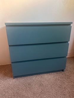 Small blue dresser