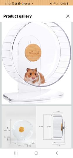 Niteangel Super Silent Hamster Wheel Size Medium