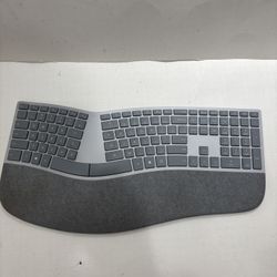 Microsoft Surface Wireless Ergonomic Bluetooth Grey Keyboard - Model 1786