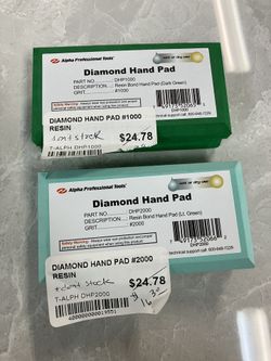 Alpha Diamond Hand Pads