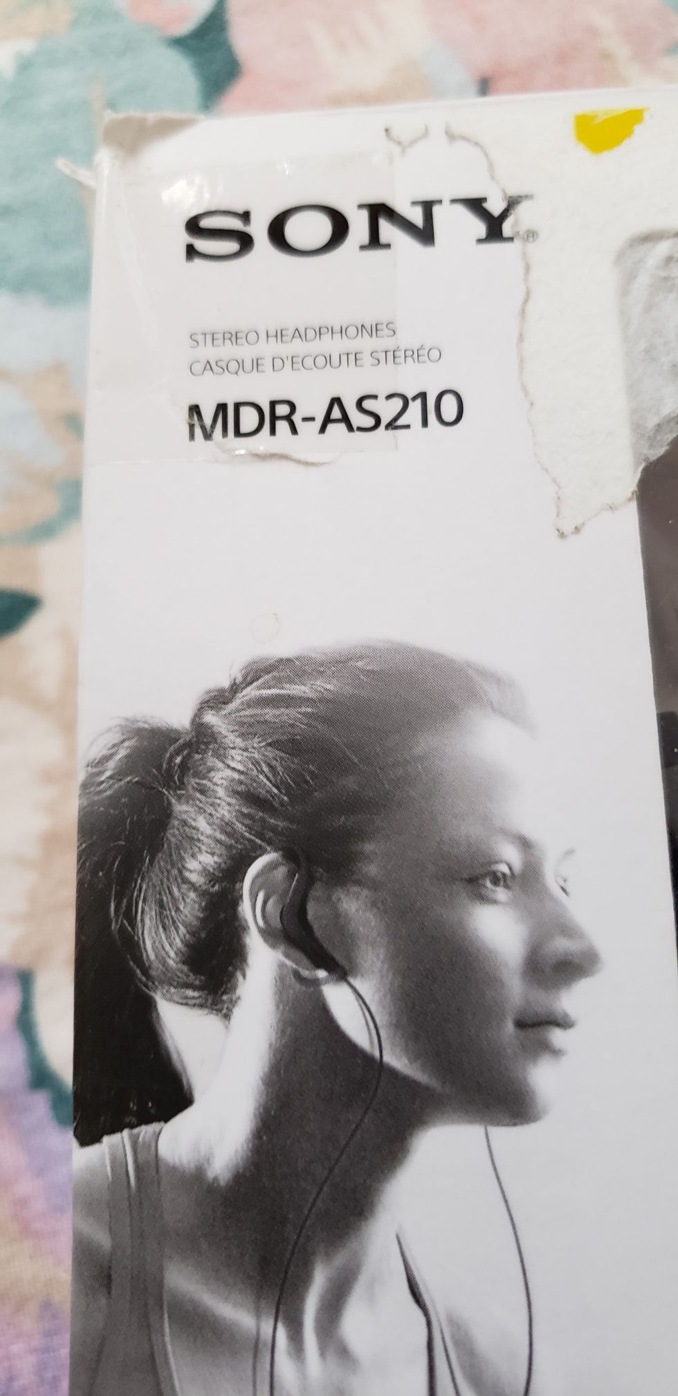 Sony MDR-AS210 Headset Headphones NEW open box, display model.