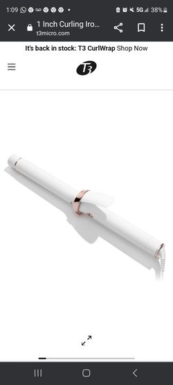 One Inch T3 White And Rose Gold