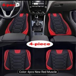 Red Car Mats