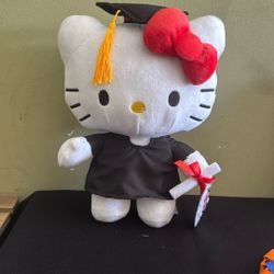 Graduation Hello Kitty Plushies