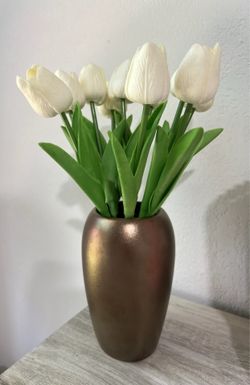 Bronze vase ( without the flowers )