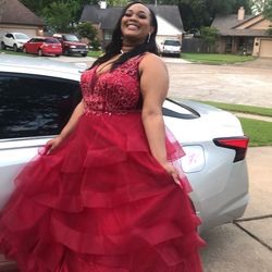 Beautiful Plus size PROM Dress.