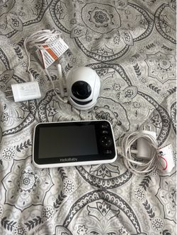 HelloBaby HB6250 5” Video Baby Monitor Motorized Camera and monitor