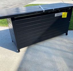 New in box Legacy heating 56 in. x 21 in. Rectangular Fire Table with Cover and Table Lid